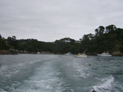 Heading out of Leigh harbour