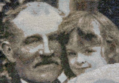 Mum with her Father (detail)
