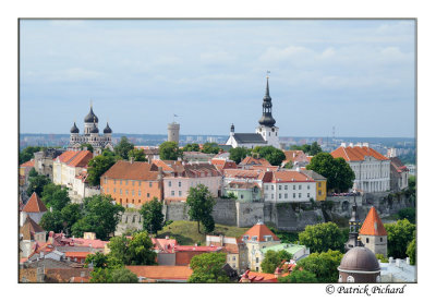 Vue sur la ville haute