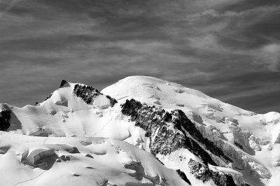 Le Mont Blanc en N&B