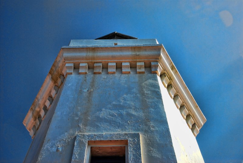 View of the hexagonal tower