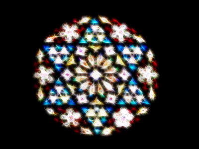 Stained glass diffusion