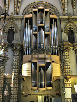 Barcelona - Montserrat Monastery organ