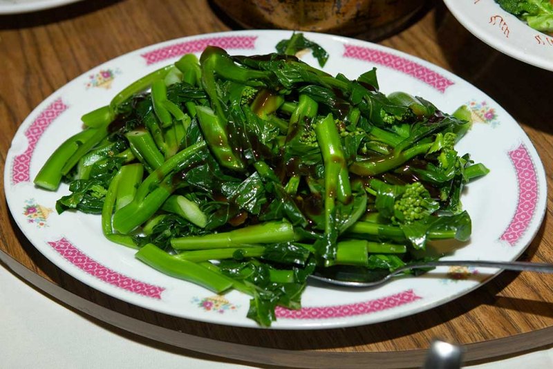 Chinese Broccoli (Gai Lan) with Oyster Sauce