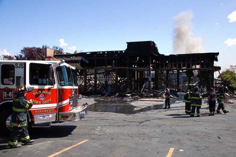 9/14/2009  Fire at Goodwill store in San Jose