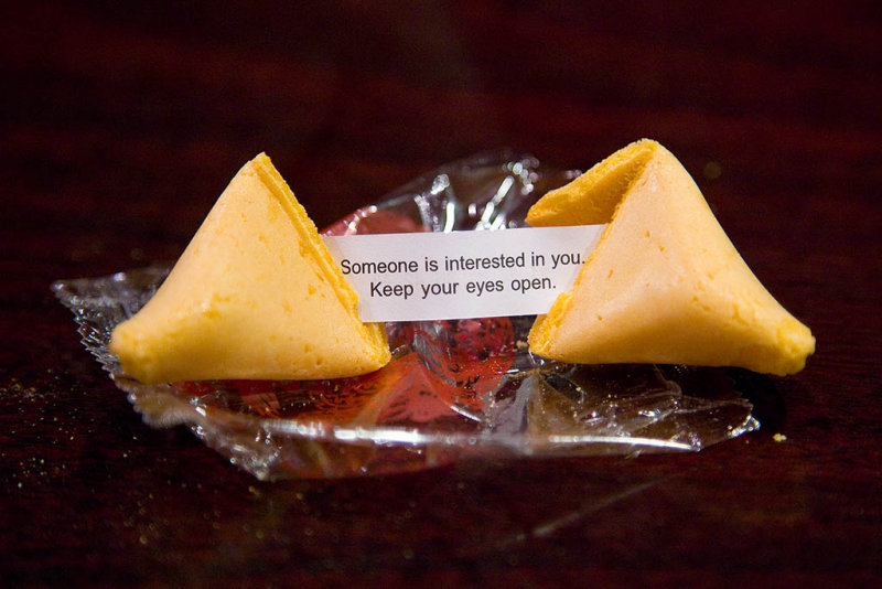 1/6/2011  Fortune cookie