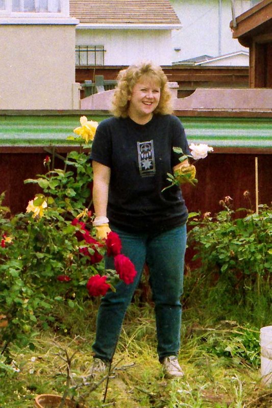 Gail at High Street house  5/1994