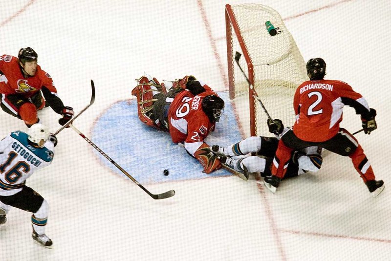 Ottawa Senators vs. San Jose Sharks - March 5, 2008