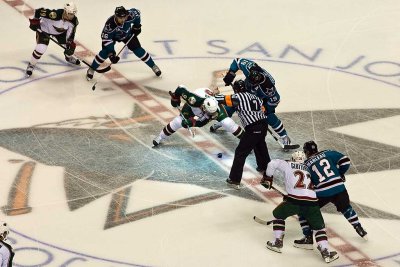 Minnesota Wild vs. San Jose Sharks - November 4, 2008