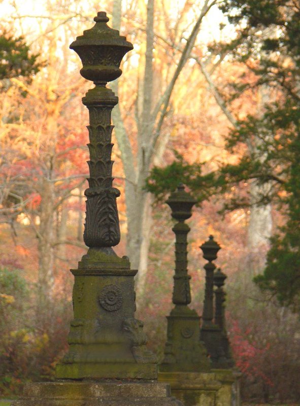 lampposts at Ringwood Manor