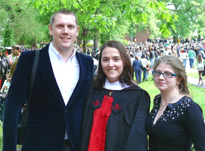 Tom, Marike and Melissa