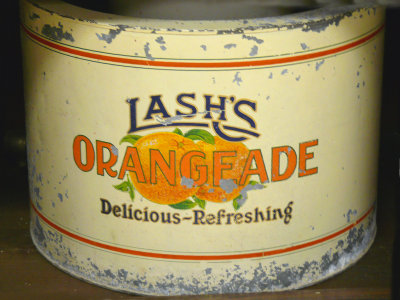 Lash's Orangeade Tin