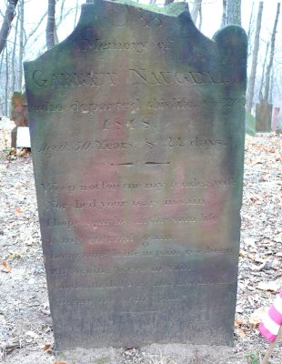 Garret Naugel gravestone