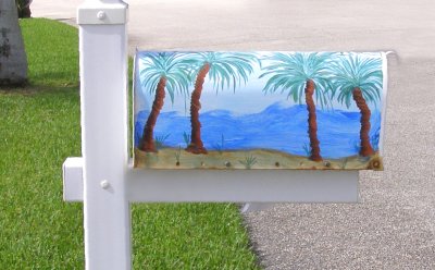  palmtree mailbox
