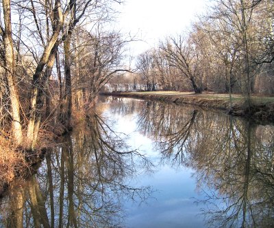  winter reflection