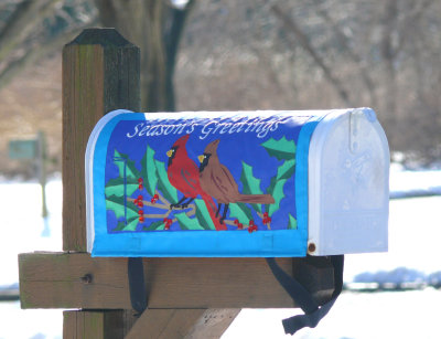 seasonal mailbox