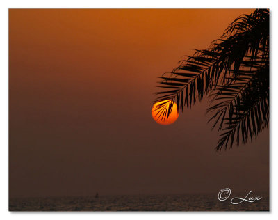 Sunset-Ajman Beach