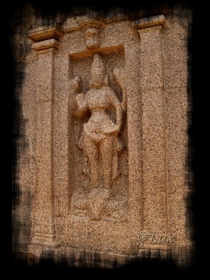 Maha Vishnu - carving on the Ratha