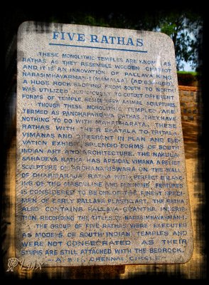 Five Rathas History