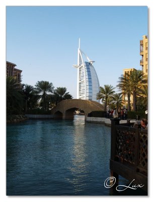 View of Burj Al Arab from the Souk
