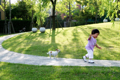 Following me, Shanghai, China, 2009