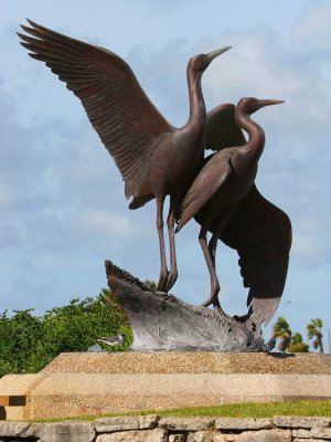 Whooping Crane Statue