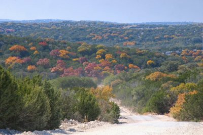 Fall Colors on the Backroads in the Hill Country