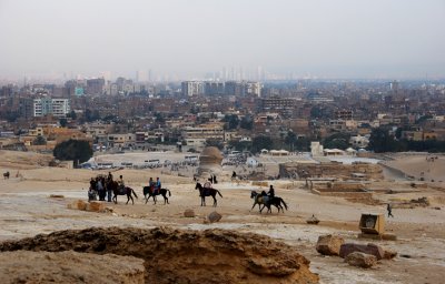View from the Pyramids
