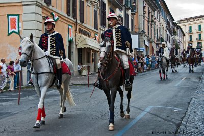 The parade of the Stabels - Il Palio degli Scuderie