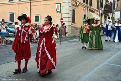 The parade of the Stabels - Il Palio degli Scuderie