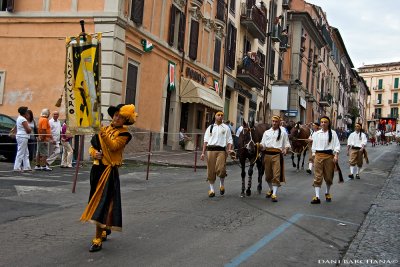 The parade of the Stabels - Il Palio degli Scuderie