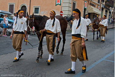 The parade of the Stabels - Il Palio degli Scuderie