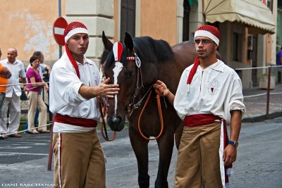 The parade of the Stabels - Il Palio degli Scuderie