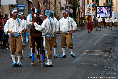 The parade of the Stabels - Il Palio degli Scuderie