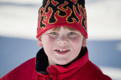 Jan 1 - Ethan Sledding