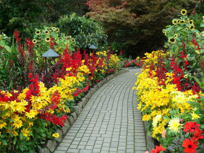 The Butchart Gardens in Victoria