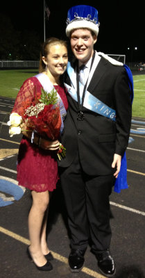 The 2012 Comstock High School Homecoming King and (our) Queen