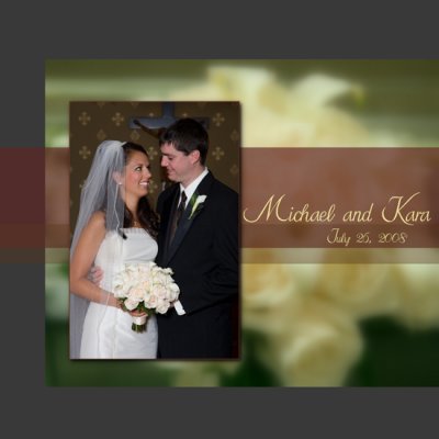 Michael and Kara's Wedding Album Pages