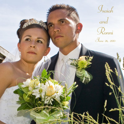 Isaiah and Ronni's Wedding Album Pages
