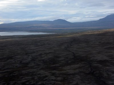 Þingvellir á heimleið, Reiðleið í forgrunni