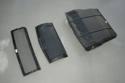 914-6 GT Front Oil Cooler Steel Cover, Screen, Support, OEM, NOS
