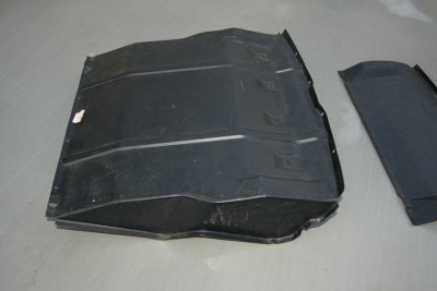 914-6 GT Front Oil Cooler Metal Cover, Cooler Support Plate and Air-Screen, OEM, NOS - Photo 7