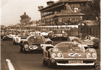 Ed Swart Abarth Nurburgring 1969 Racing Race Photo