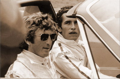 Jacki Ickx and Jocken Rindt in a 914-6
