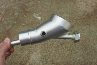Silver Cad Plating on Reproduction 914-6 GT Oil-Filler Neck