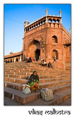 Lady on the Steps 01