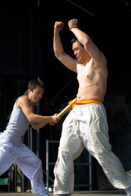 Shaolin Kung Fu at the  DRAGON BOAT FESTIVAL IN NEW YORK