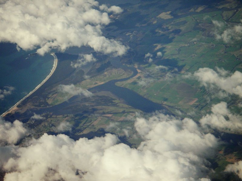 Crossing the coast at Shoalhaven Bight