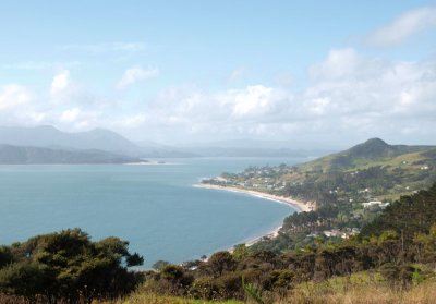 First view of Hokianga Harbour