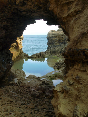 The Grotto  looking out